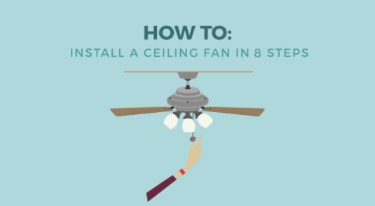 How to install ceiling fans?