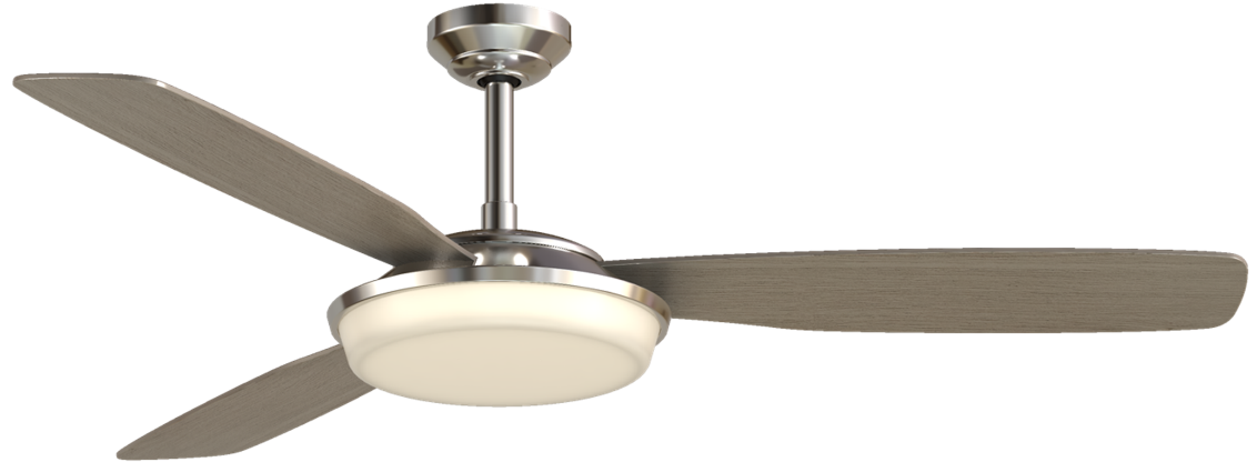 Airbena 52 Inch Indoor Lamps Home Decor Black Gold Modern Simple LED Ceiling Fan Light
