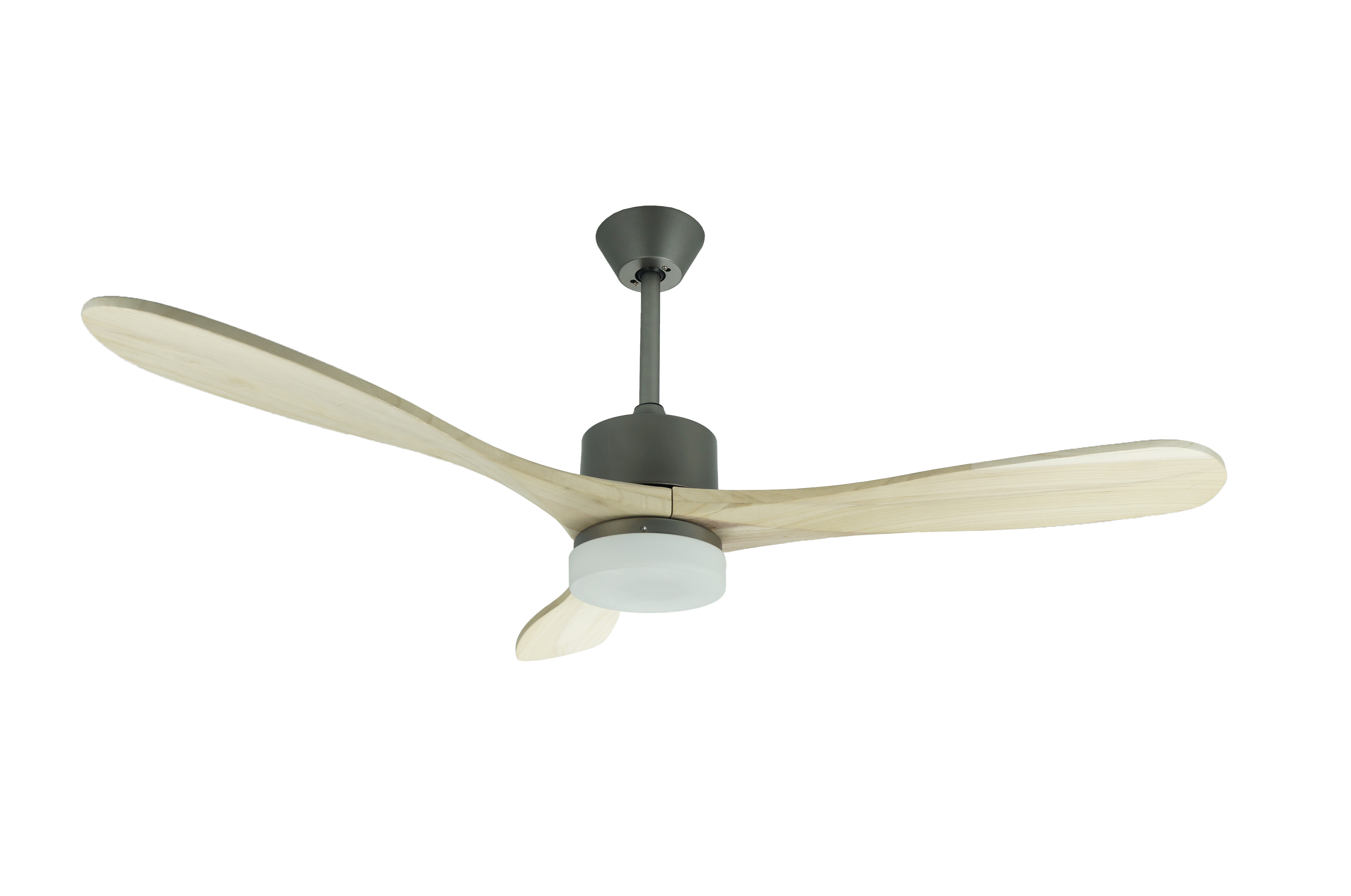 Airbena High-end Modern Home Style 52 Inch Gray Color Hot Sale Ceiling Fan with Remote Control 