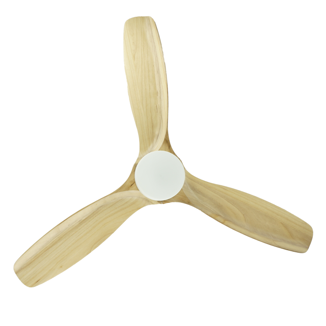 Airbena Household Modern Ceiling Fan with Solid Wood Leaf And Lamp
