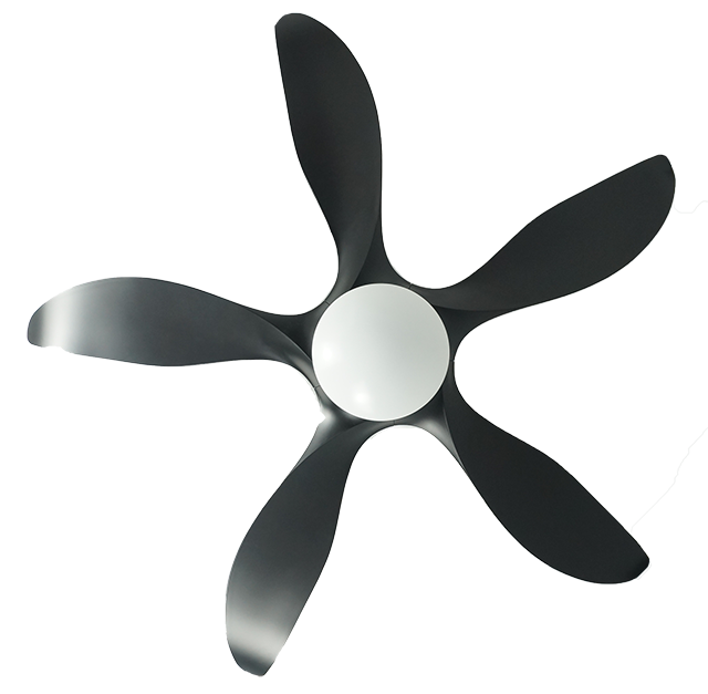 Airbena Simple Indoor ABS Five-leaf Decoration Ceiling Fan for Home 