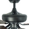 Airbena Vintage Decorative Indoor Plywood Ceiling Fan Remote with Lamp 