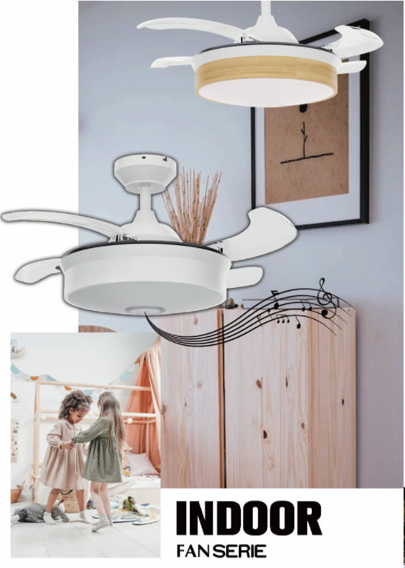 Retractable Ceiling Fan Ideas To Keep Your Living Spaces Cool