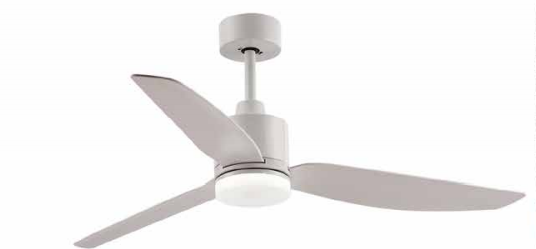 Airbena Modern 44 Inch Foshan Electric Fan DC Abs Blades False Smart Remote Control Ceiling Fan LED Lighting