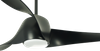 Modern Simple Style 3 ABS Blade For Families And Hotels 52inch With Lamp Ceiling Fans Three Color Remote Control