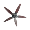 Airbena Vintage Decorative Indoor Plywood Ceiling Fan Remote with Lamp 